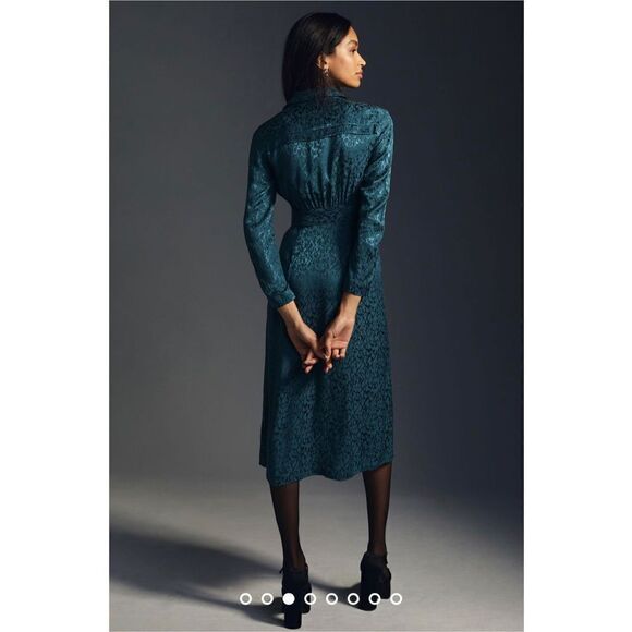 Anthropologie - Anthropologie Blazer Wrap Dress. Size 10 - Picture 4 of 12